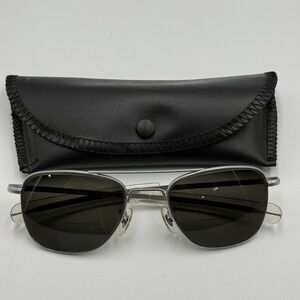 Vintage Randolph Engineering Aviator Frames 5½ Rx Lenses USA Chrome‎